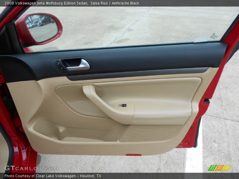 Salsa Red / Anthracite Black 2008 Volkswagen Jetta Wolfsburg Edition Sedan