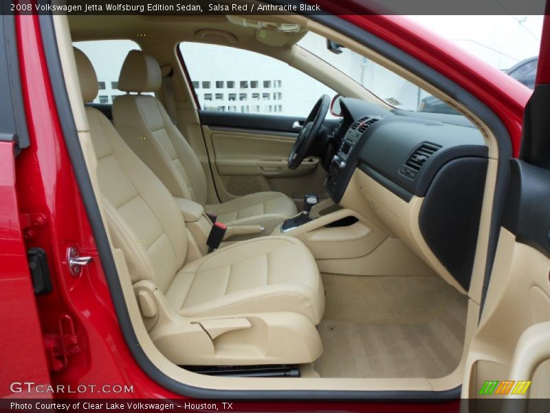 Salsa Red / Anthracite Black 2008 Volkswagen Jetta Wolfsburg Edition Sedan