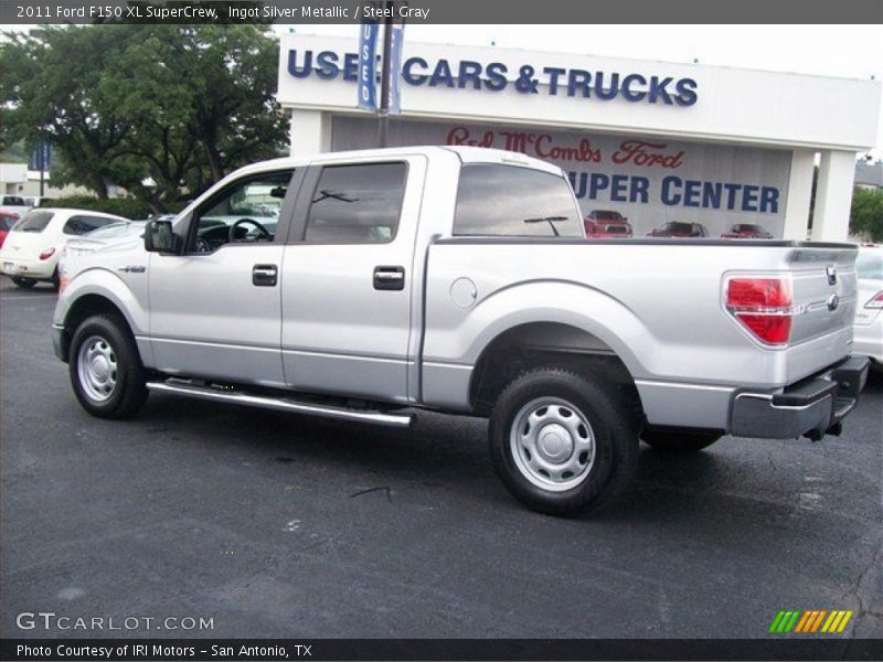 Ingot Silver Metallic / Steel Gray 2011 Ford F150 XL SuperCrew