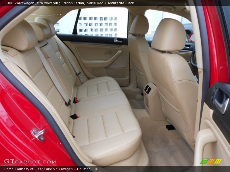 Salsa Red / Anthracite Black 2008 Volkswagen Jetta Wolfsburg Edition Sedan