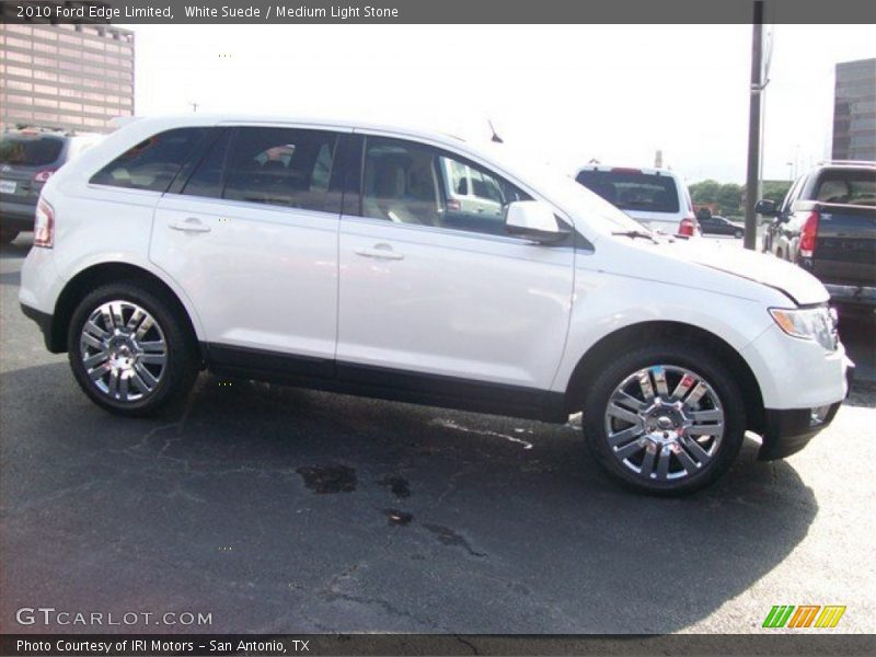 White Suede / Medium Light Stone 2010 Ford Edge Limited