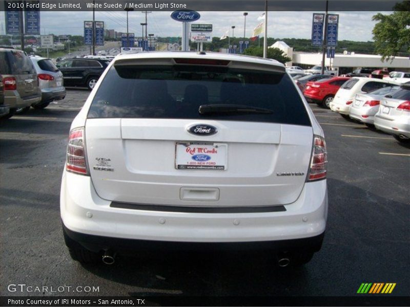 White Suede / Medium Light Stone 2010 Ford Edge Limited