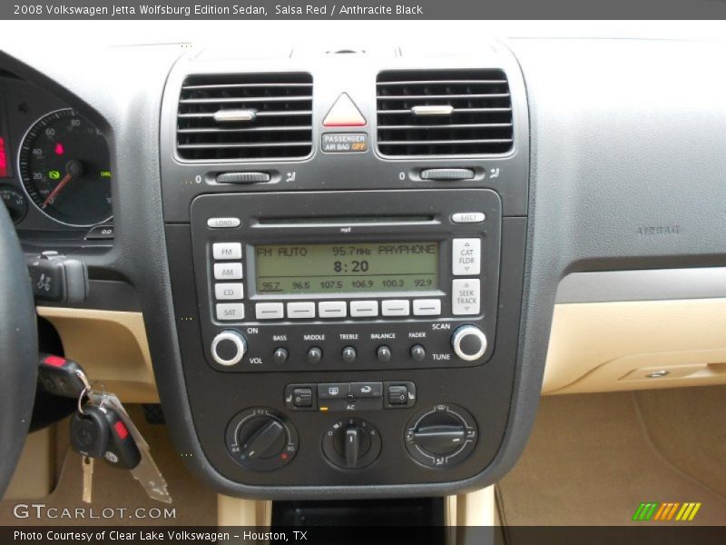 Salsa Red / Anthracite Black 2008 Volkswagen Jetta Wolfsburg Edition Sedan