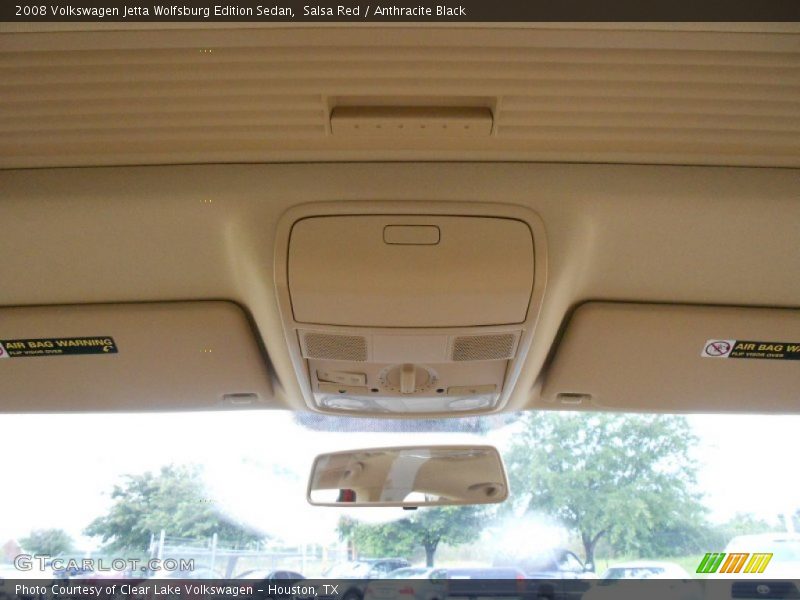 Salsa Red / Anthracite Black 2008 Volkswagen Jetta Wolfsburg Edition Sedan