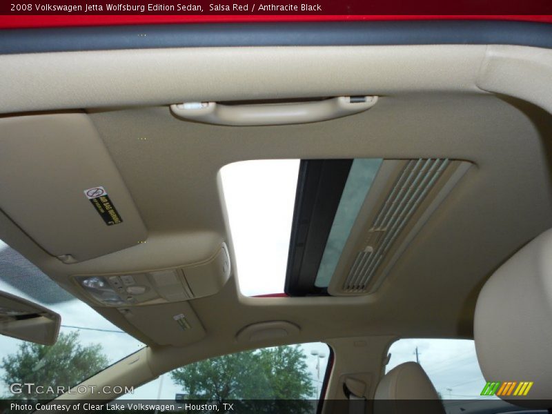 Salsa Red / Anthracite Black 2008 Volkswagen Jetta Wolfsburg Edition Sedan