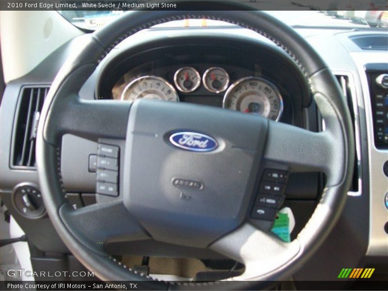 White Suede / Medium Light Stone 2010 Ford Edge Limited