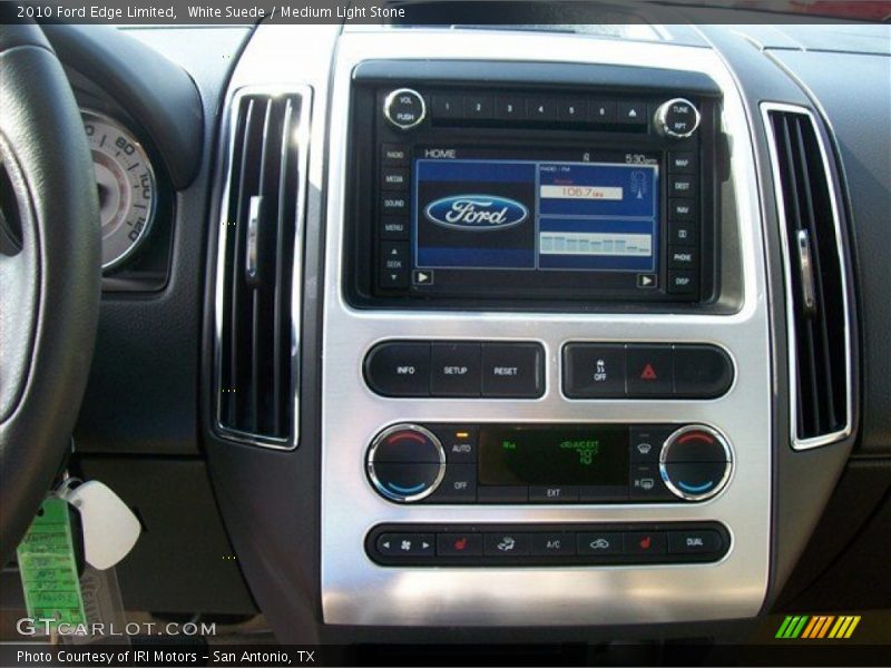White Suede / Medium Light Stone 2010 Ford Edge Limited