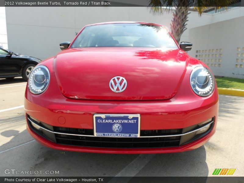 Tornado Red / Titan Black 2012 Volkswagen Beetle Turbo