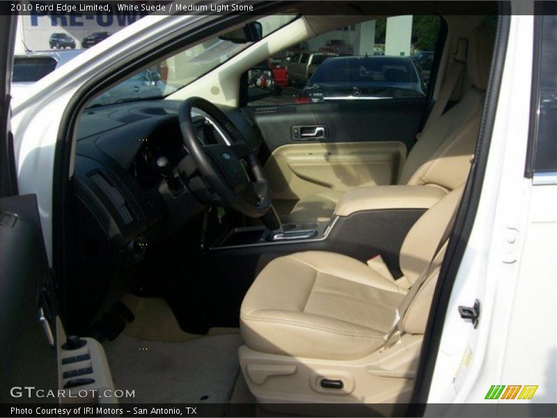 White Suede / Medium Light Stone 2010 Ford Edge Limited