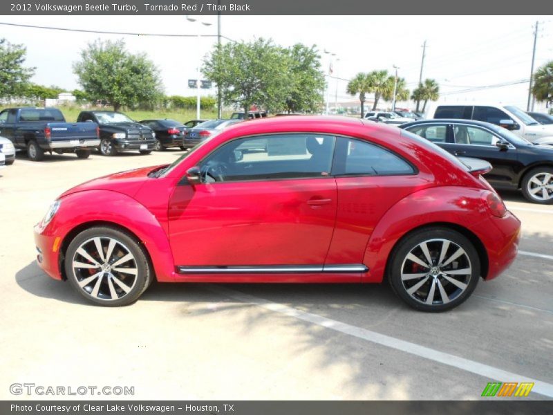 Tornado Red / Titan Black 2012 Volkswagen Beetle Turbo