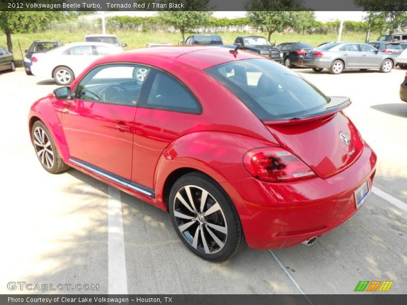 Tornado Red / Titan Black 2012 Volkswagen Beetle Turbo