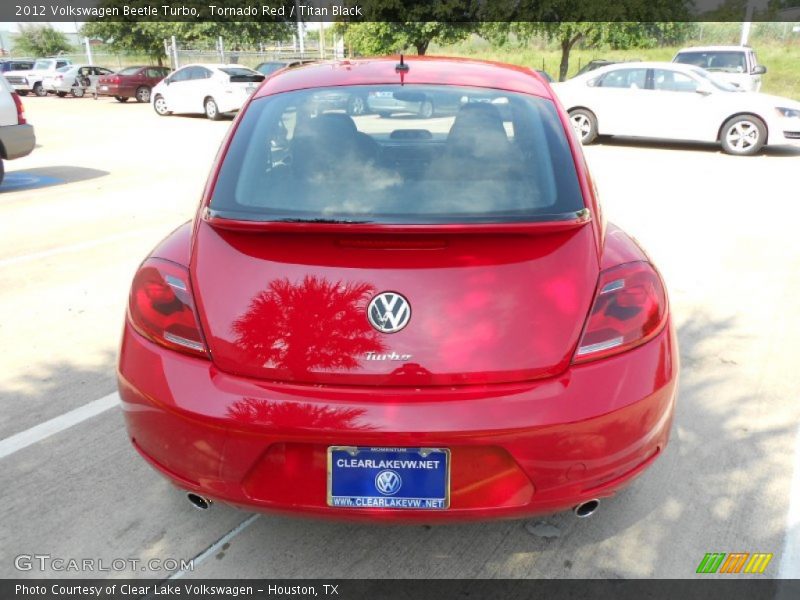 Tornado Red / Titan Black 2012 Volkswagen Beetle Turbo