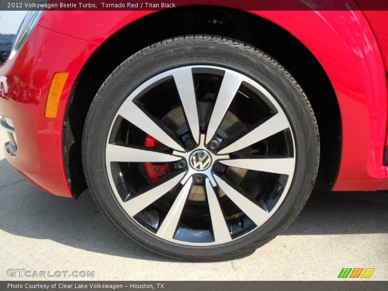 Tornado Red / Titan Black 2012 Volkswagen Beetle Turbo