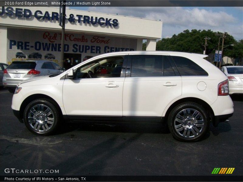 White Suede / Medium Light Stone 2010 Ford Edge Limited