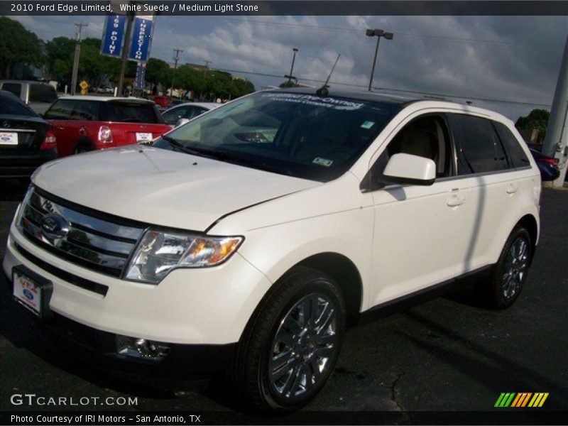 White Suede / Medium Light Stone 2010 Ford Edge Limited