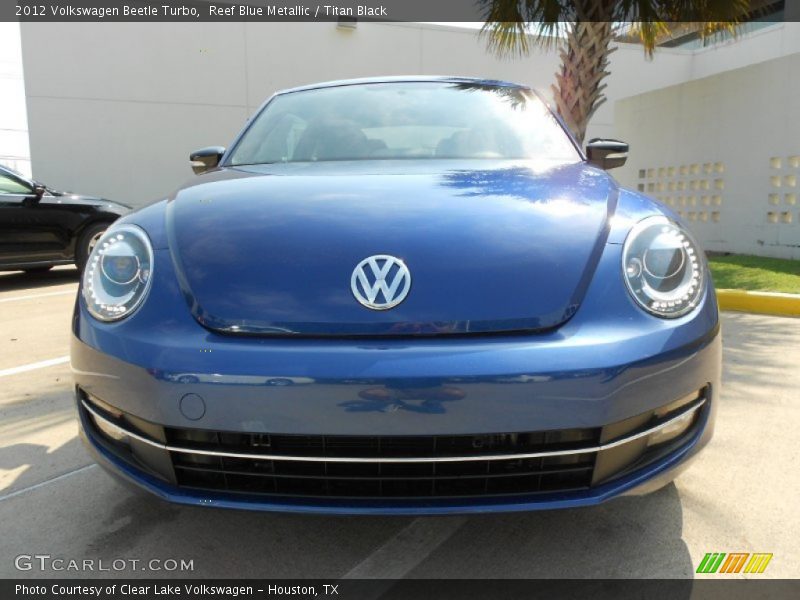 Reef Blue Metallic / Titan Black 2012 Volkswagen Beetle Turbo