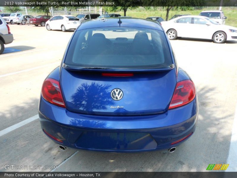 Reef Blue Metallic / Titan Black 2012 Volkswagen Beetle Turbo