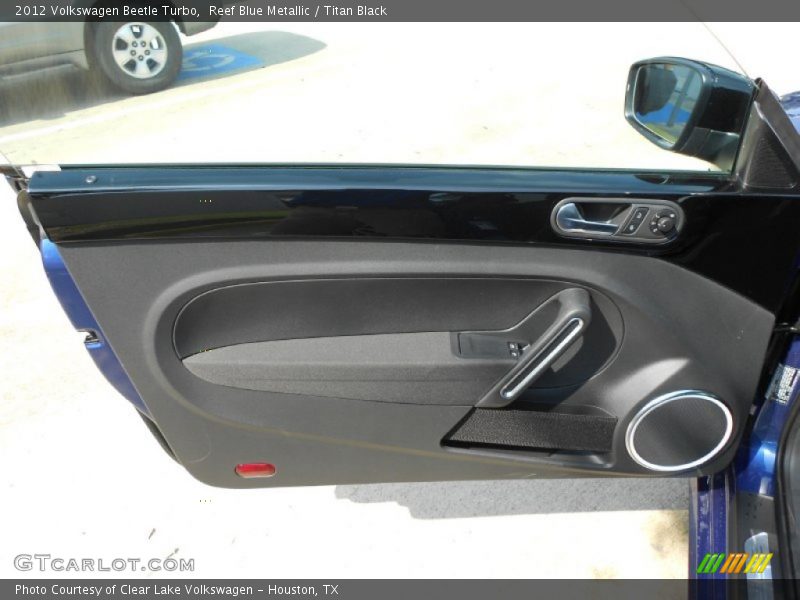 Reef Blue Metallic / Titan Black 2012 Volkswagen Beetle Turbo