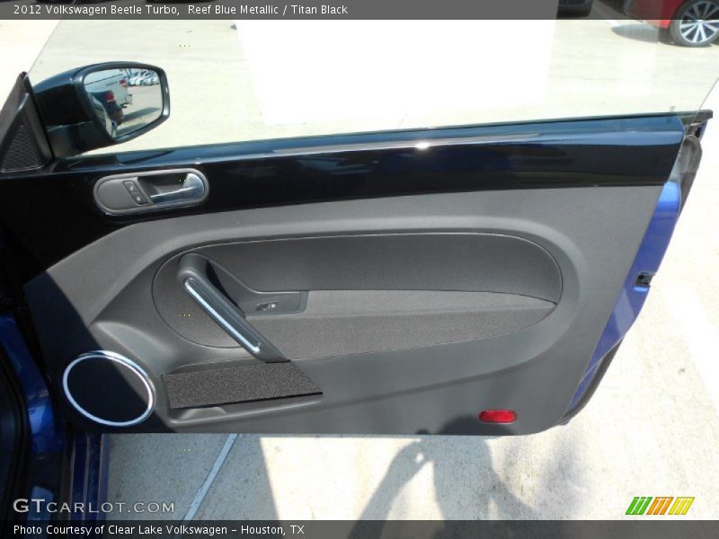 Reef Blue Metallic / Titan Black 2012 Volkswagen Beetle Turbo