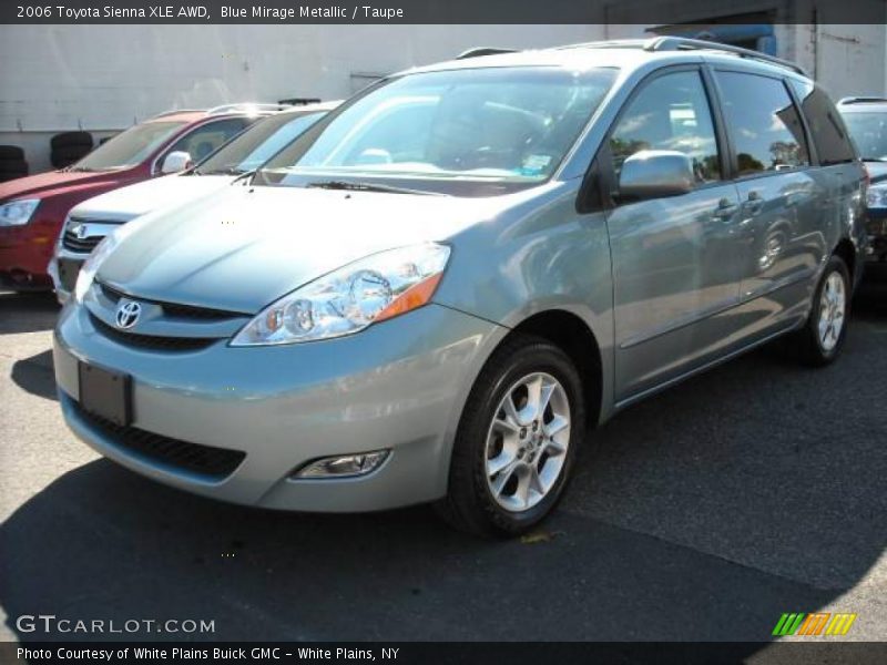 Blue Mirage Metallic / Taupe 2006 Toyota Sienna XLE AWD