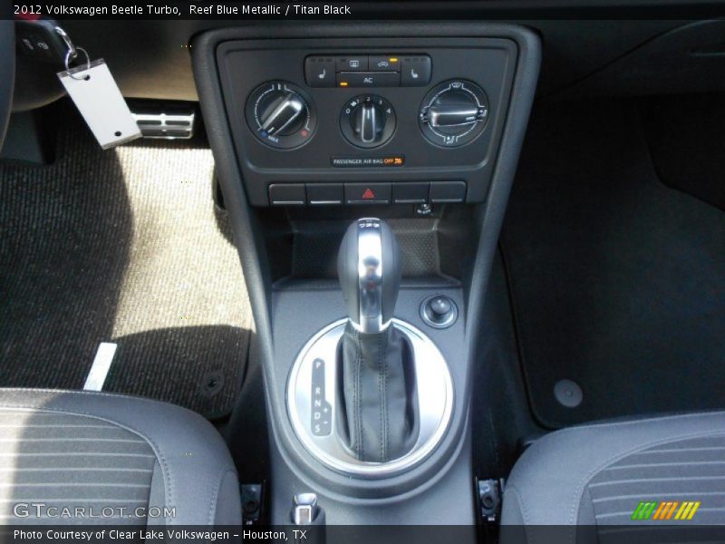 Reef Blue Metallic / Titan Black 2012 Volkswagen Beetle Turbo