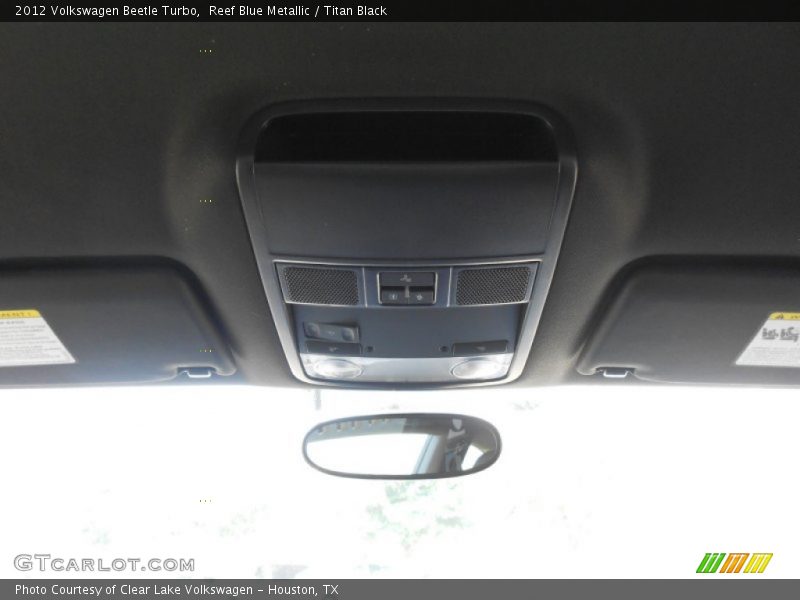 Reef Blue Metallic / Titan Black 2012 Volkswagen Beetle Turbo
