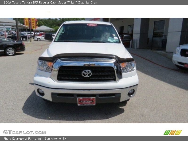 Super White / Graphite Gray 2009 Toyota Tundra SR5 Regular Cab