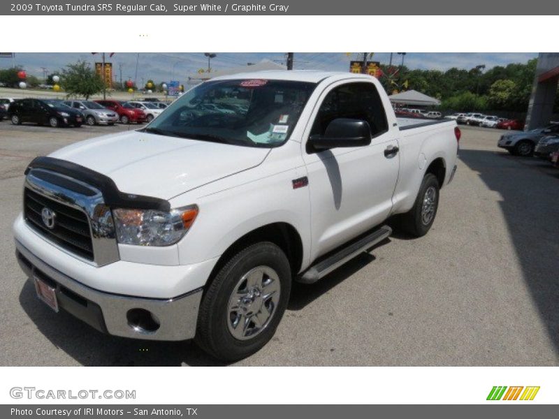 Super White / Graphite Gray 2009 Toyota Tundra SR5 Regular Cab