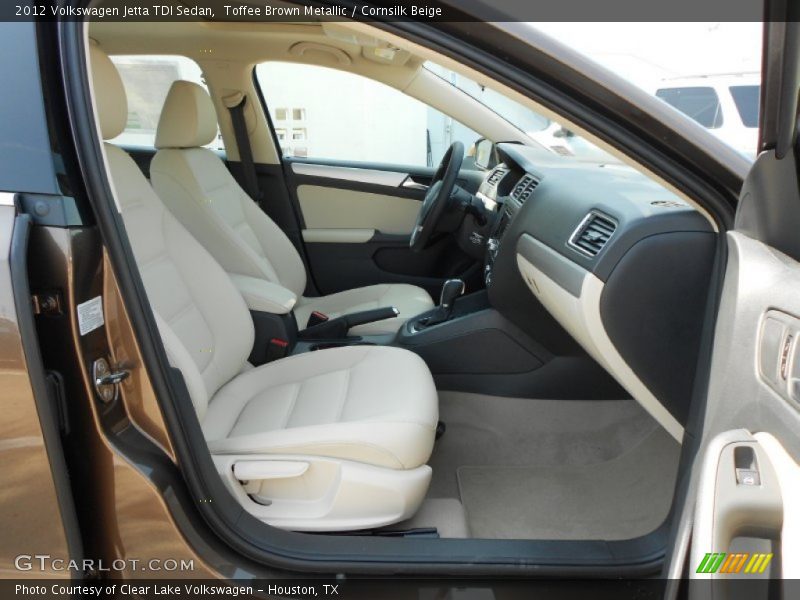 Toffee Brown Metallic / Cornsilk Beige 2012 Volkswagen Jetta TDI Sedan