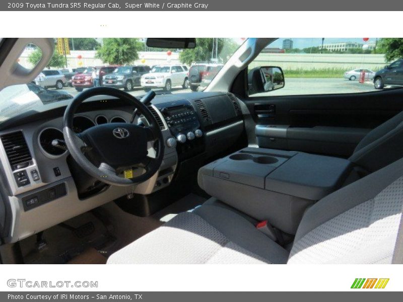 Super White / Graphite Gray 2009 Toyota Tundra SR5 Regular Cab