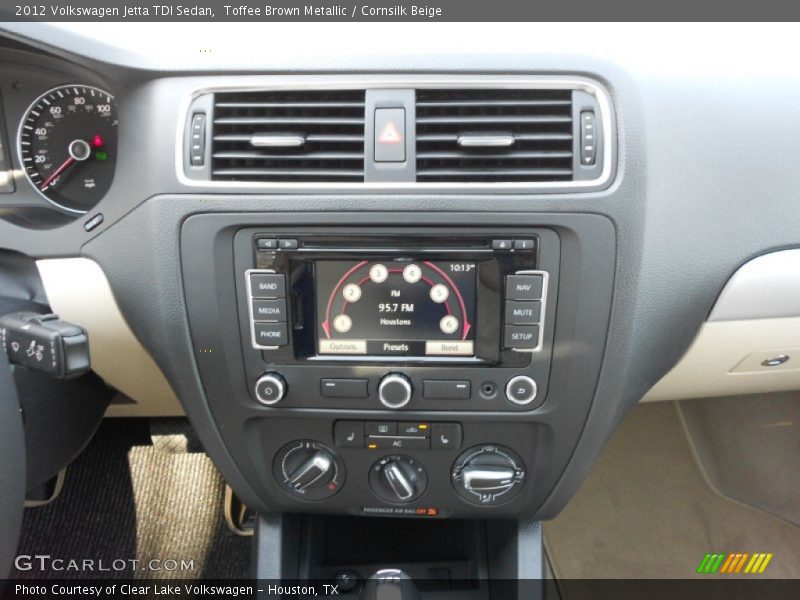 Toffee Brown Metallic / Cornsilk Beige 2012 Volkswagen Jetta TDI Sedan