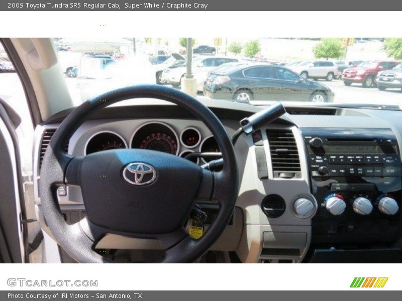 Super White / Graphite Gray 2009 Toyota Tundra SR5 Regular Cab