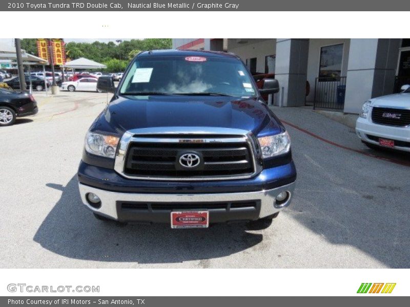 Nautical Blue Metallic / Graphite Gray 2010 Toyota Tundra TRD Double Cab
