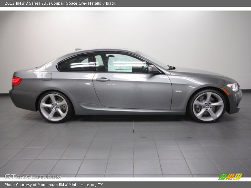 Space Grey Metallic / Black 2012 BMW 3 Series 335i Coupe
