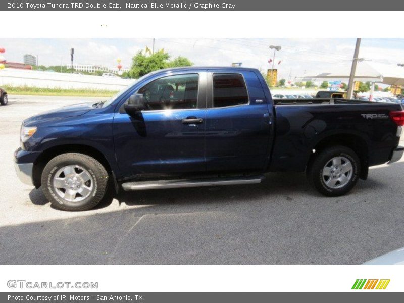 Nautical Blue Metallic / Graphite Gray 2010 Toyota Tundra TRD Double Cab