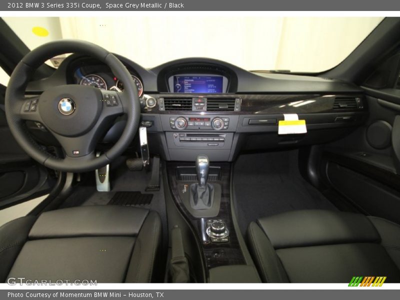Space Grey Metallic / Black 2012 BMW 3 Series 335i Coupe