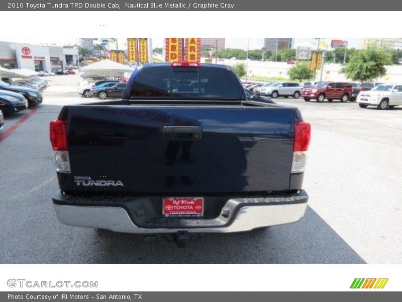 Nautical Blue Metallic / Graphite Gray 2010 Toyota Tundra TRD Double Cab