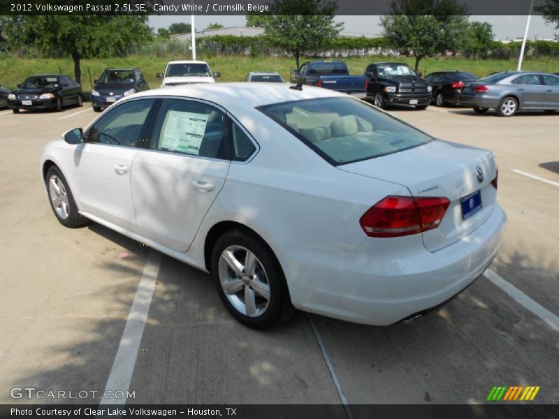 Candy White / Cornsilk Beige 2012 Volkswagen Passat 2.5L SE