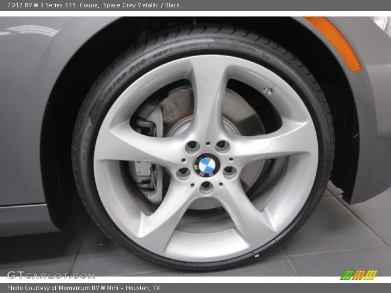 Space Grey Metallic / Black 2012 BMW 3 Series 335i Coupe