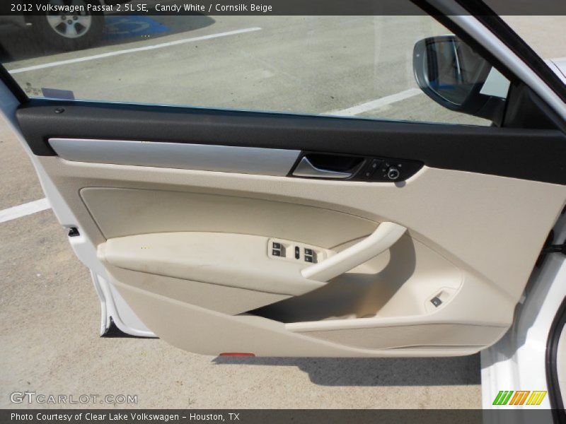 Candy White / Cornsilk Beige 2012 Volkswagen Passat 2.5L SE