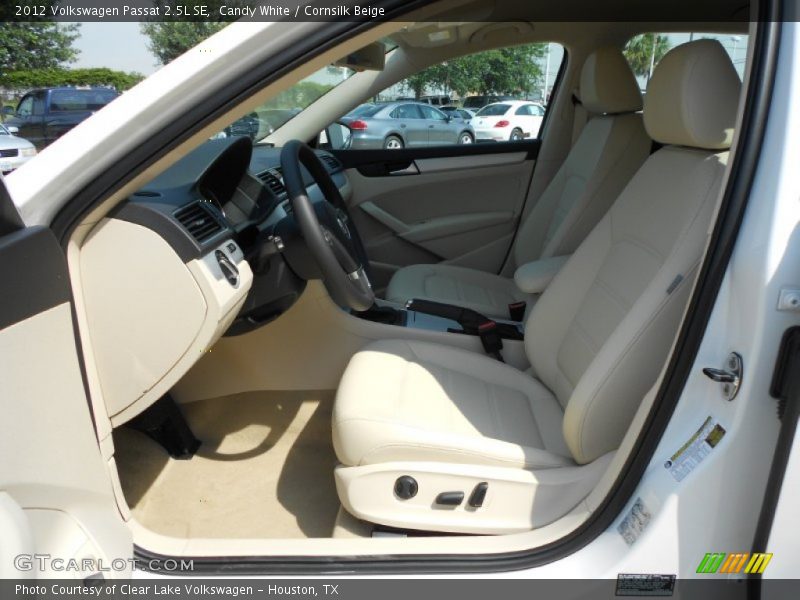 Candy White / Cornsilk Beige 2012 Volkswagen Passat 2.5L SE