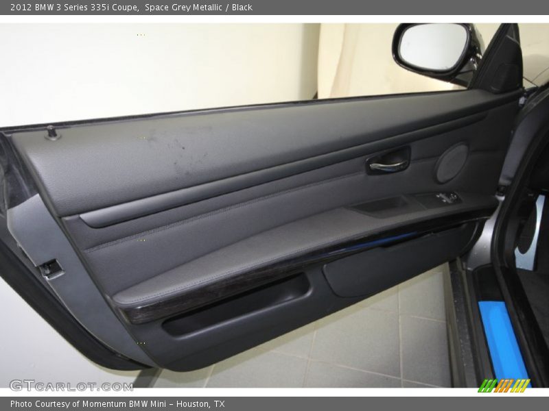 Space Grey Metallic / Black 2012 BMW 3 Series 335i Coupe
