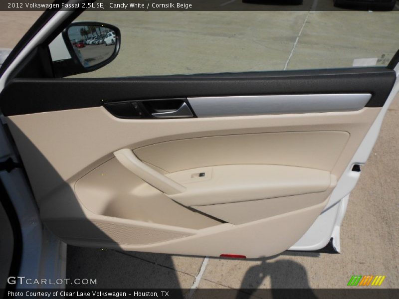 Candy White / Cornsilk Beige 2012 Volkswagen Passat 2.5L SE