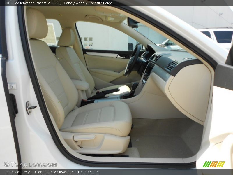 Candy White / Cornsilk Beige 2012 Volkswagen Passat 2.5L SE