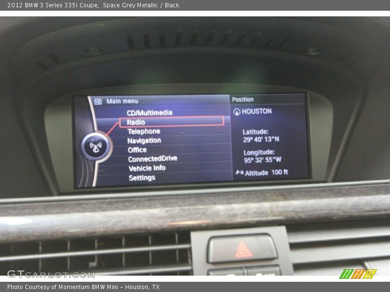 Space Grey Metallic / Black 2012 BMW 3 Series 335i Coupe