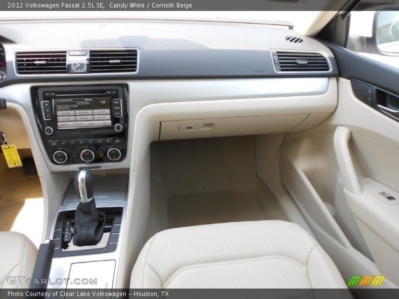 Candy White / Cornsilk Beige 2012 Volkswagen Passat 2.5L SE