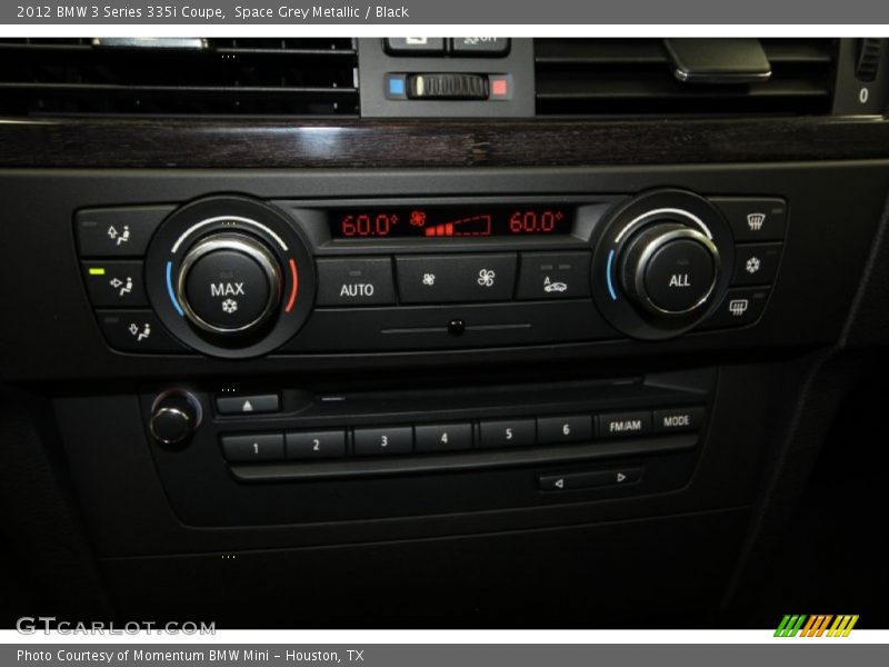 Space Grey Metallic / Black 2012 BMW 3 Series 335i Coupe