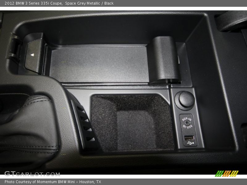 Space Grey Metallic / Black 2012 BMW 3 Series 335i Coupe