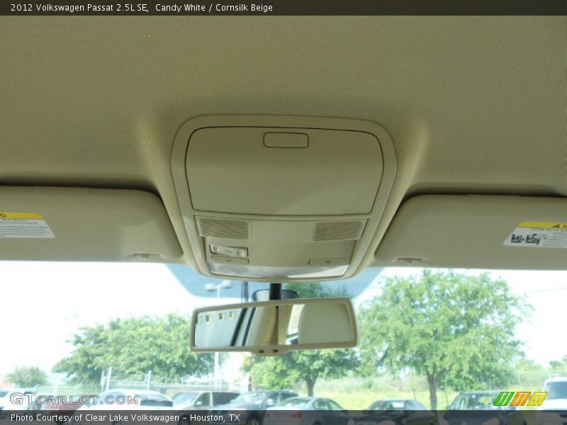 Candy White / Cornsilk Beige 2012 Volkswagen Passat 2.5L SE