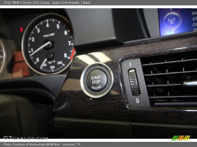 Space Grey Metallic / Black 2012 BMW 3 Series 335i Coupe